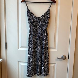 LOFT Floral Midi Dress